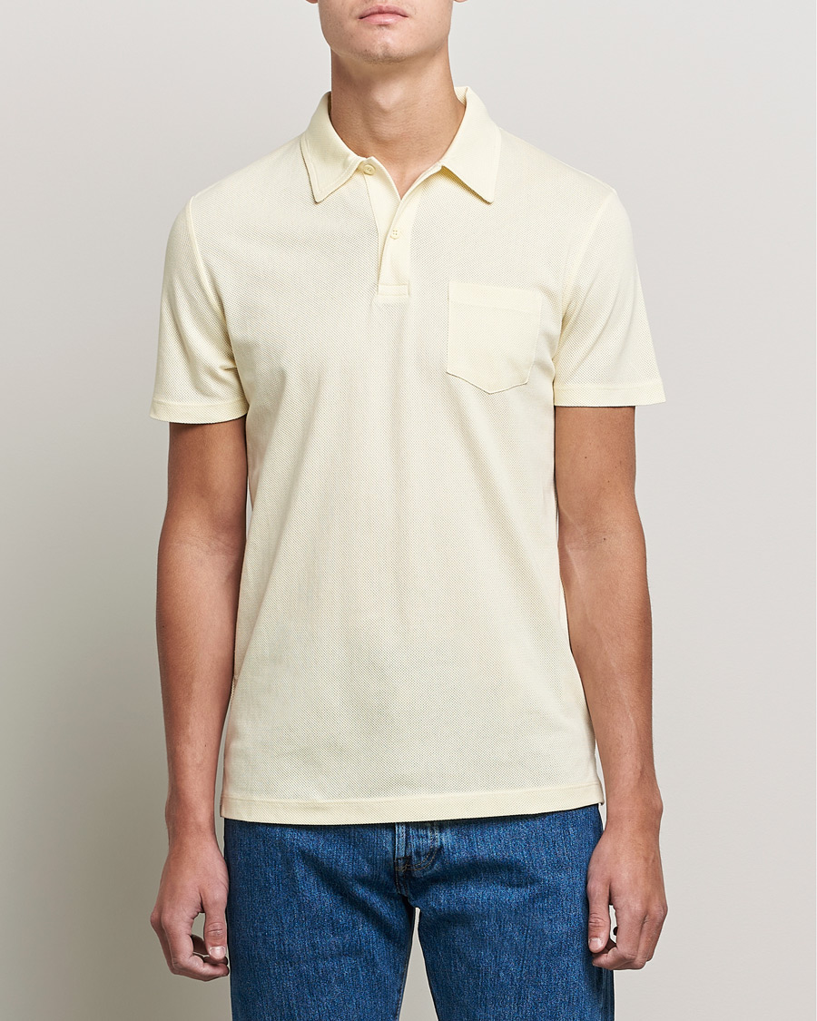Men | Polo Shirts | Sunspel | Riviera Polo Shirt Lemon