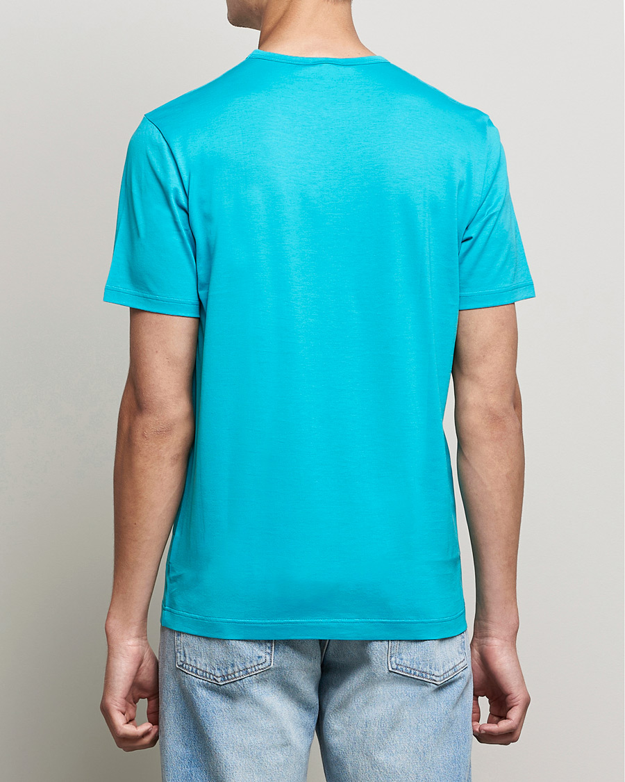 Men | T-Shirts | Sunspel | Crew Neck Cotton Tee Reef