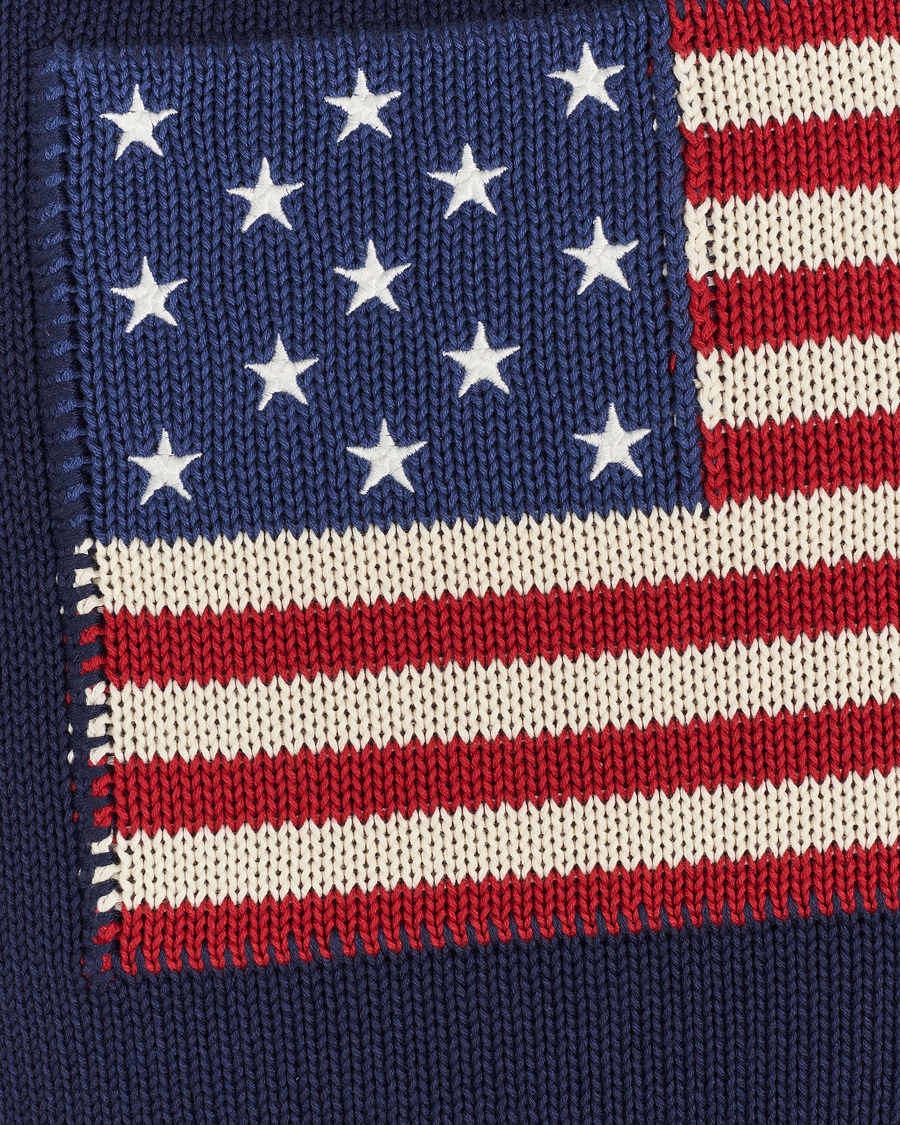 Men |  | Ralph Lauren Home | RL Flag 50x50 cm Throw Pillow Navy