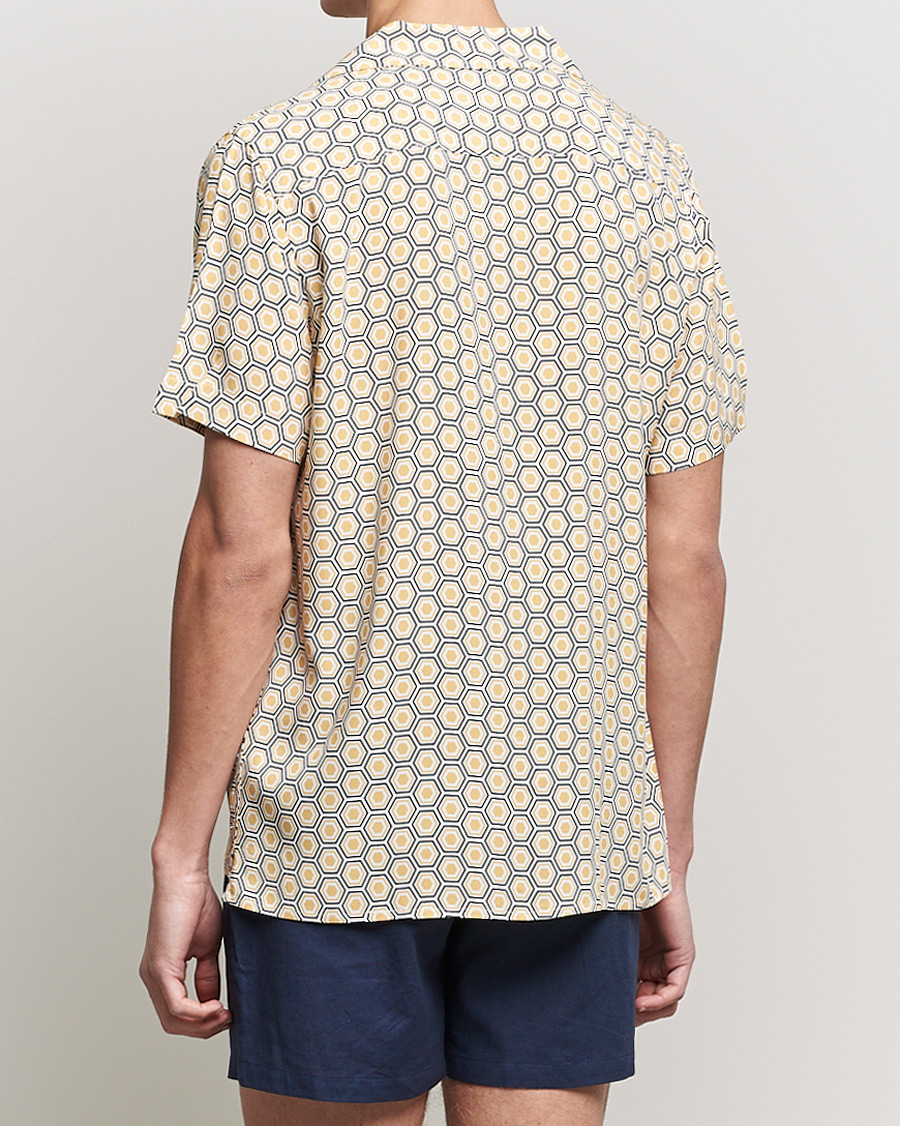 Men | Shirts | OAS | Viscose Resort Short Sleeve Shirt Geometric