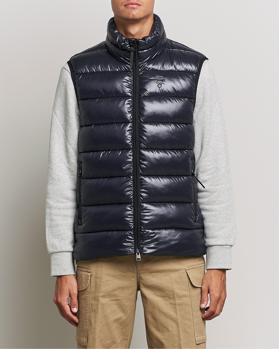 Men | Coats & Jackets | Aeronautica Militare | Padded Gilet Blu Scuro