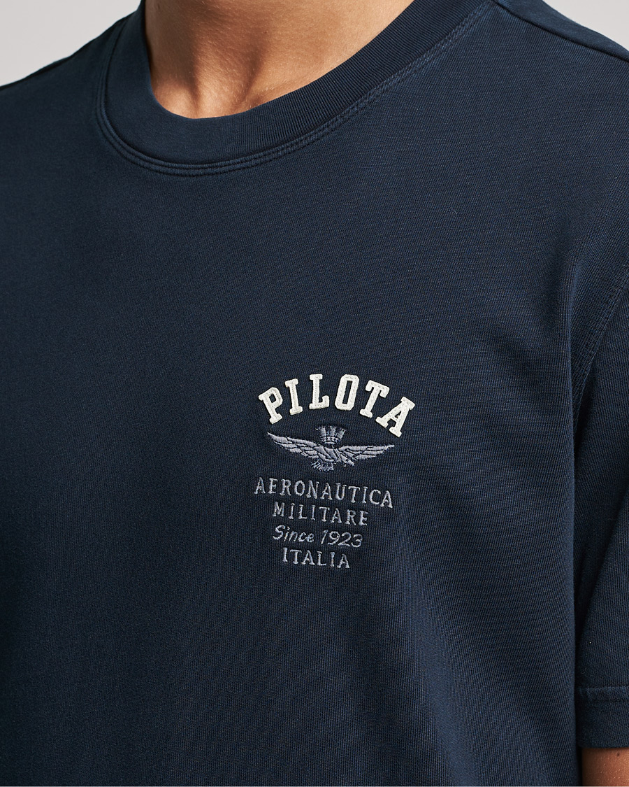 Men | T-Shirts | Aeronautica Militare | Short Sleeve Tee Blu Scuro