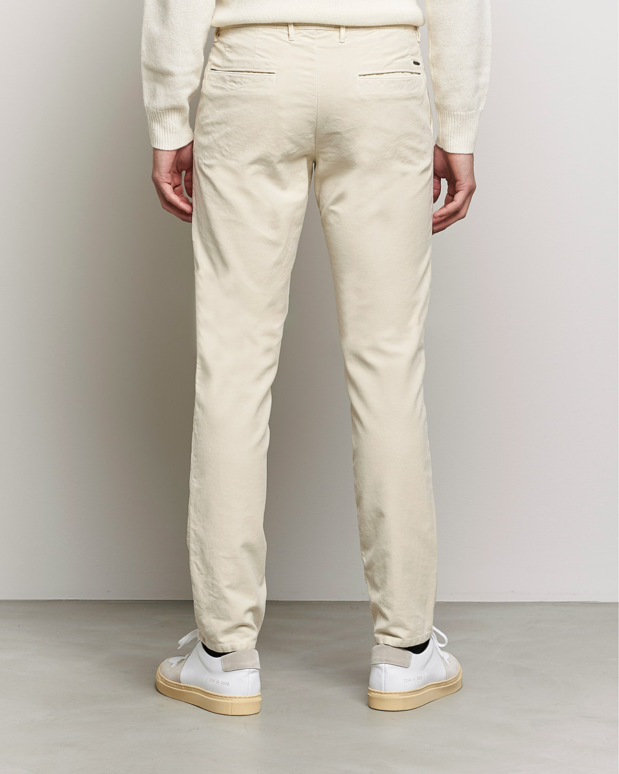 Men | Trousers | Incotex | Slim Fit Vintage Moleskine Slacks Light Beige