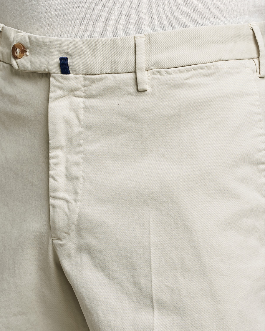 Men | Trousers | Incotex | Regular Fit Cotton Stretch Chinos Light Beige
