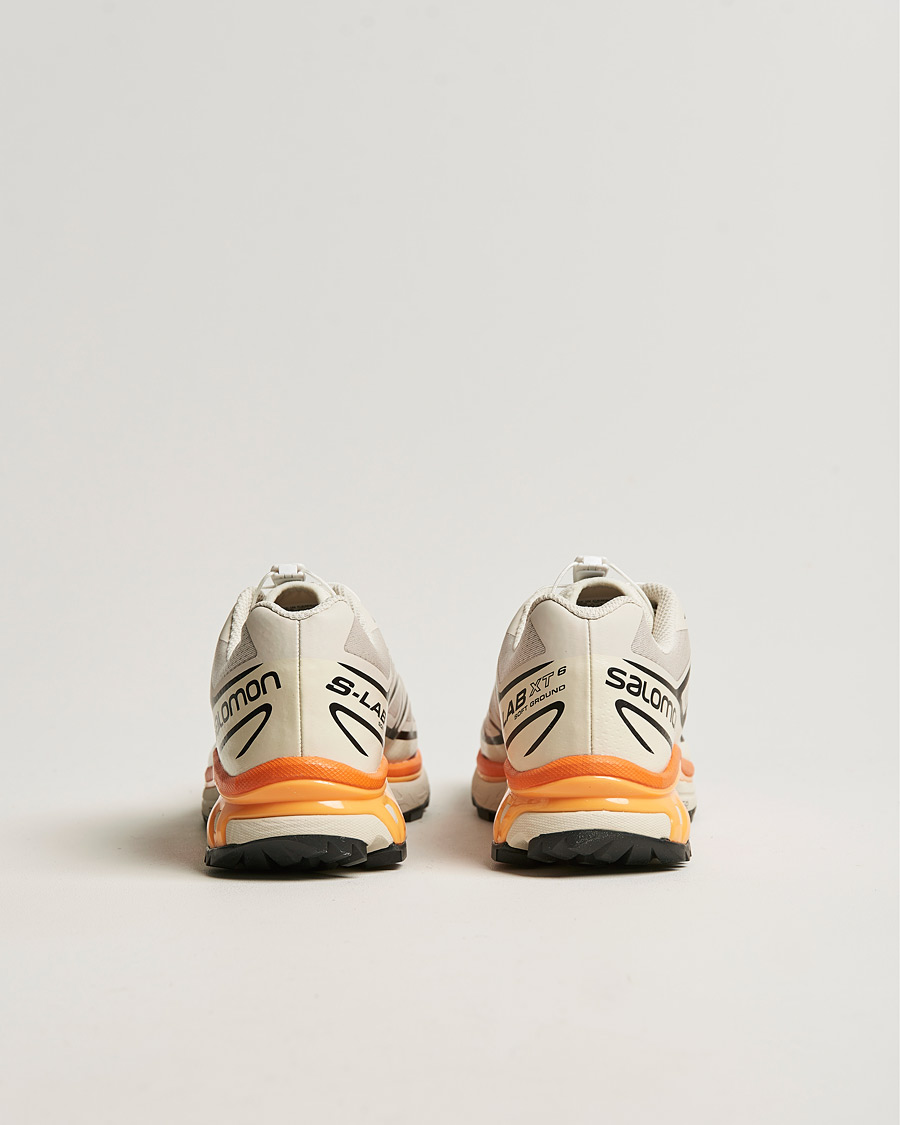 Men | Salomon XT-6 Running Sneakers Beige/Orange | Salomon | XT-6 Running Sneakers Beige/Orange