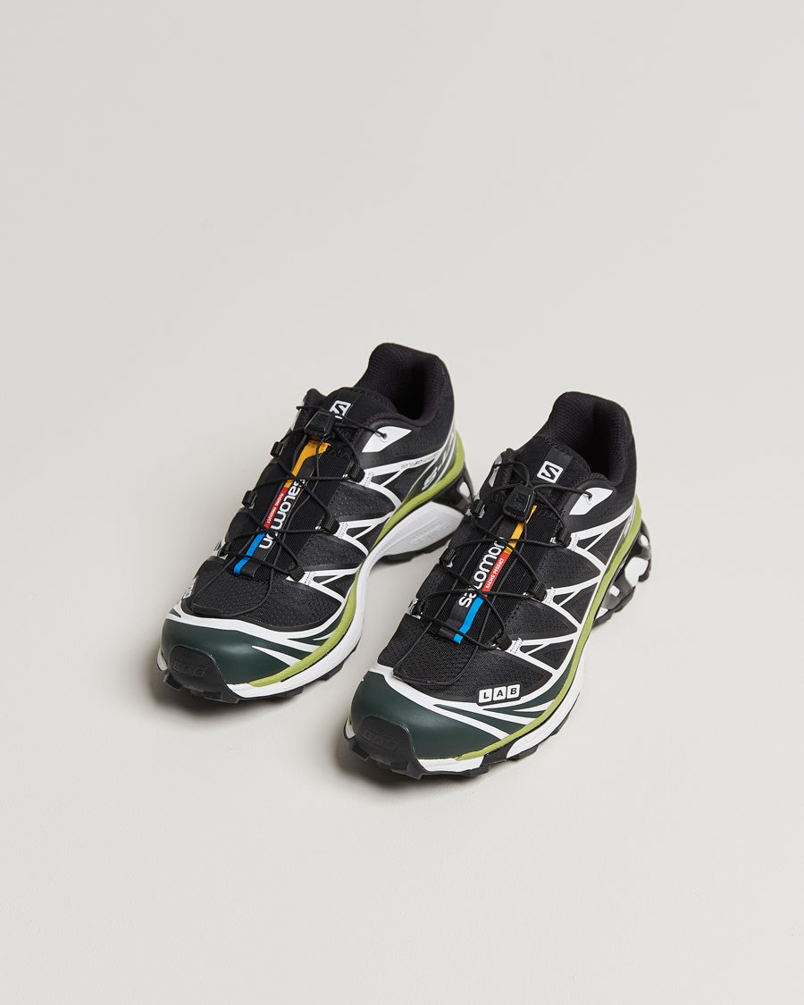 Men | Hiking shoes | Salomon | XT-6 Running Sneakers Black/Green