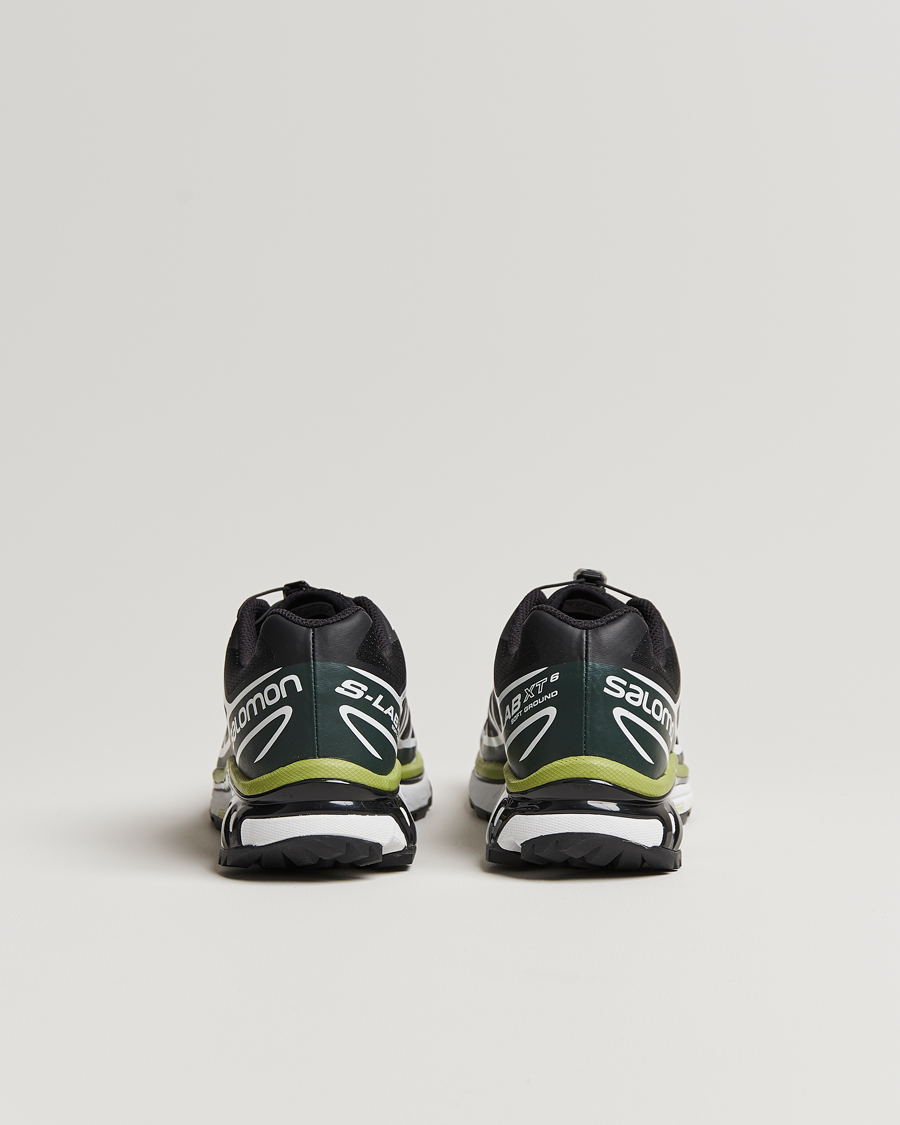 Men | Salomon XT-6 Running Sneakers Black/Green | Salomon | XT-6 Running Sneakers Black/Green