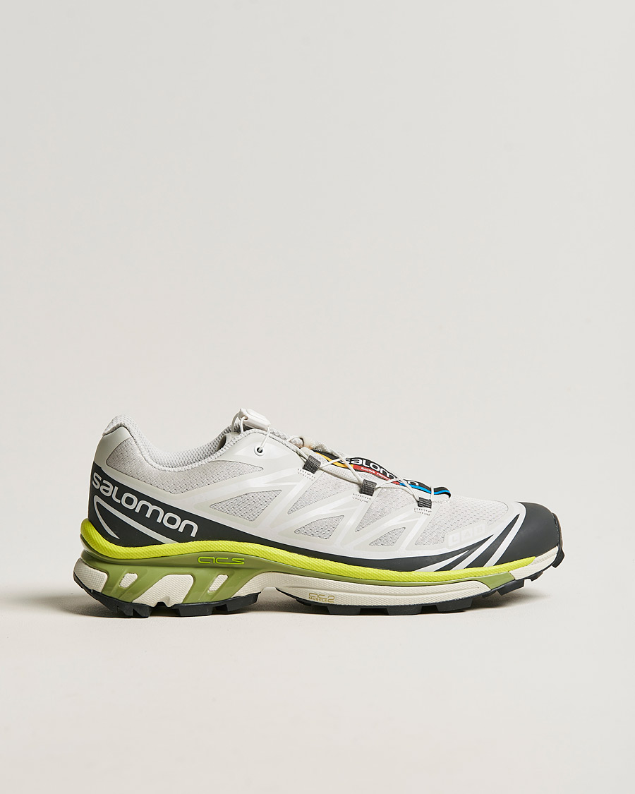 Men | Salomon XT-6 Running Sneakers Grey/Yellow | Salomon | XT-6 Running Sneakers Grey/Yellow