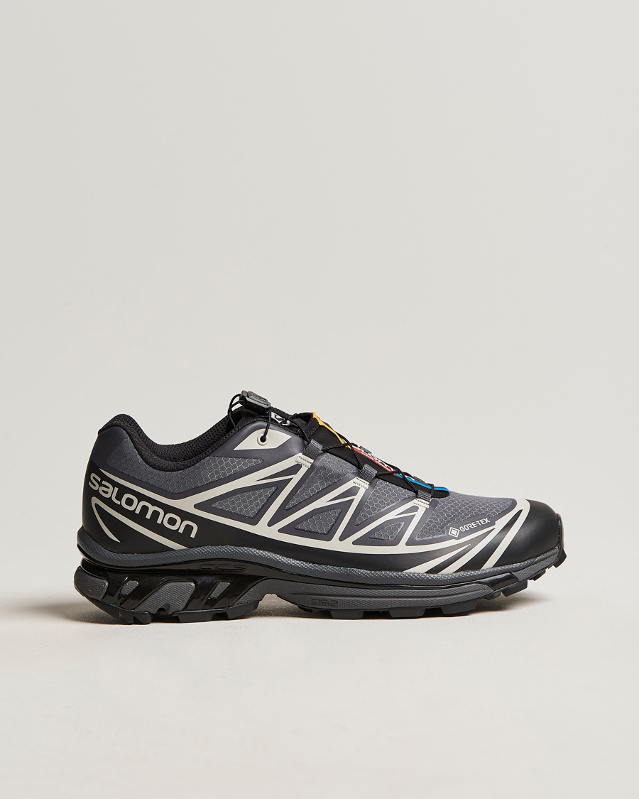Men | Salomon XT-6 GTX Sneakers Black/Ebony | Salomon | XT-6 GTX Sneakers Black/Ebony