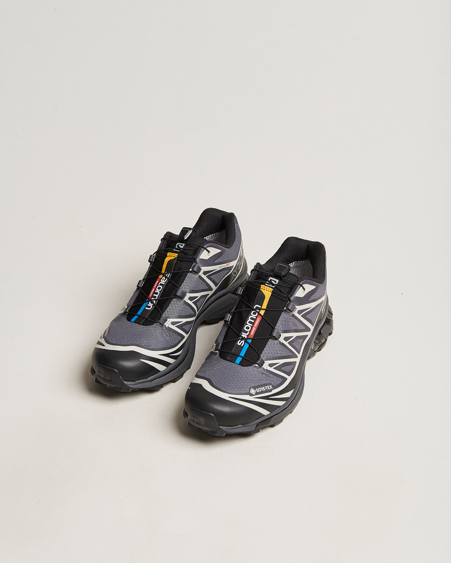 Men | Shoes | Salomon | XT-6 GTX Running Sneakers Black/Ebony