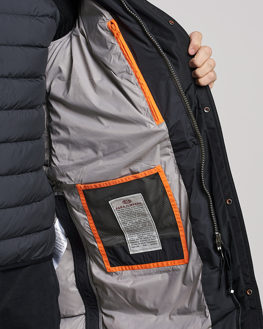Men | Coats & Jackets | Parajumpers | Long Bear High Fill Power Parka Black