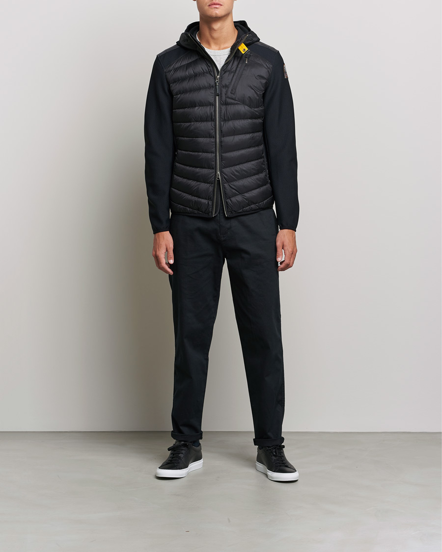 Men | Coats & Jackets | Parajumpers | Nolan Hybrid Hooded Jacket Black