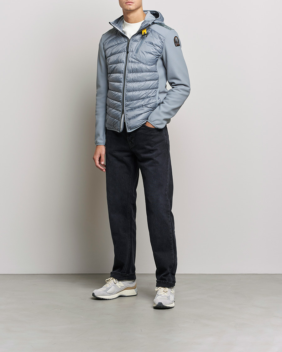 Men | Clothing | Parajumpers | Nolan Hybrid Hooded Jacket Agave