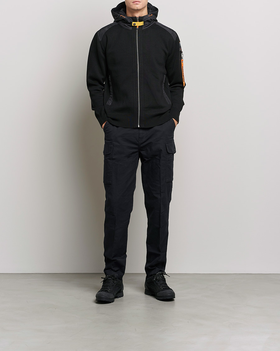 Men |  | Parajumpers | Dominic Merino Hybrid Jacket Black