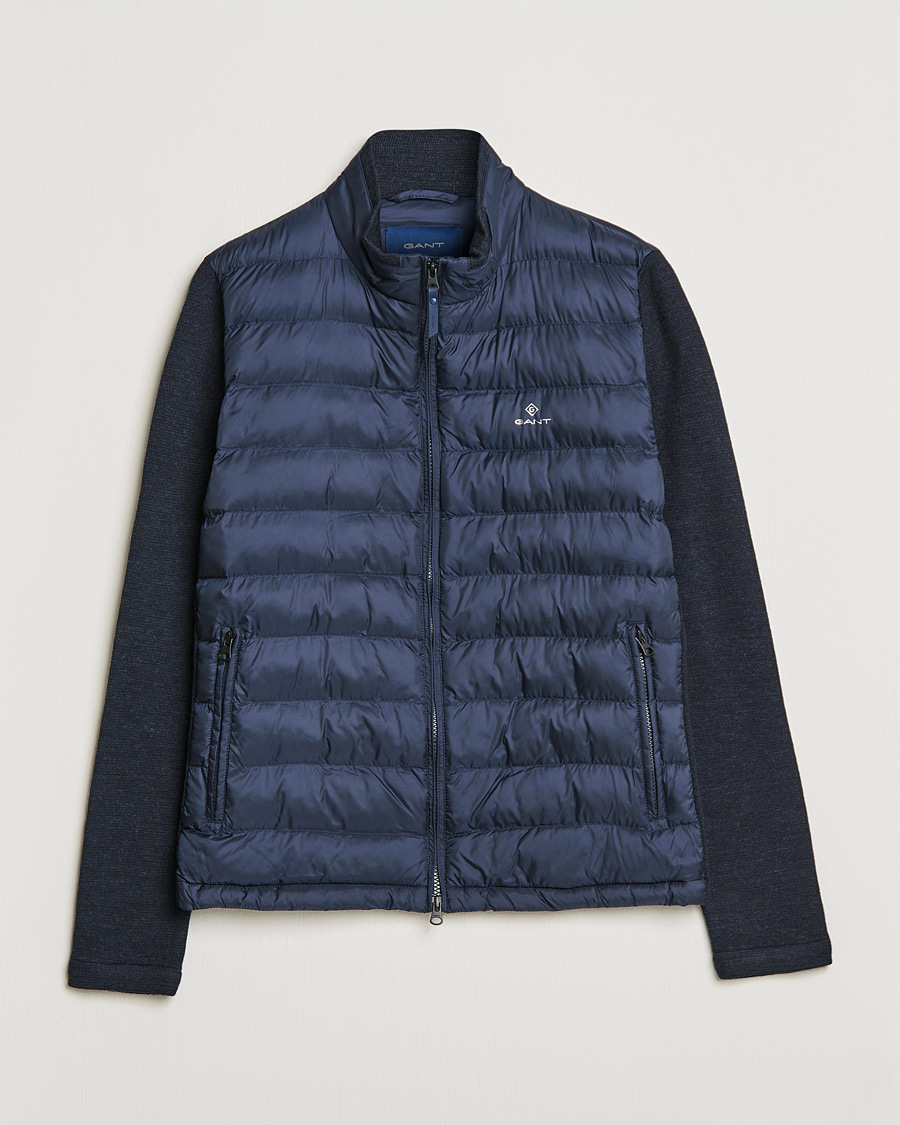 Men | Coats & Jackets | GANT | Midex Media Light Padded Jacket Evening Blue