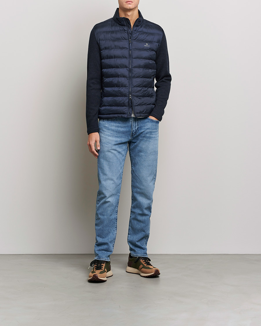 Men | Coats & Jackets | GANT | Midex Media Light Padded Jacket Evening Blue