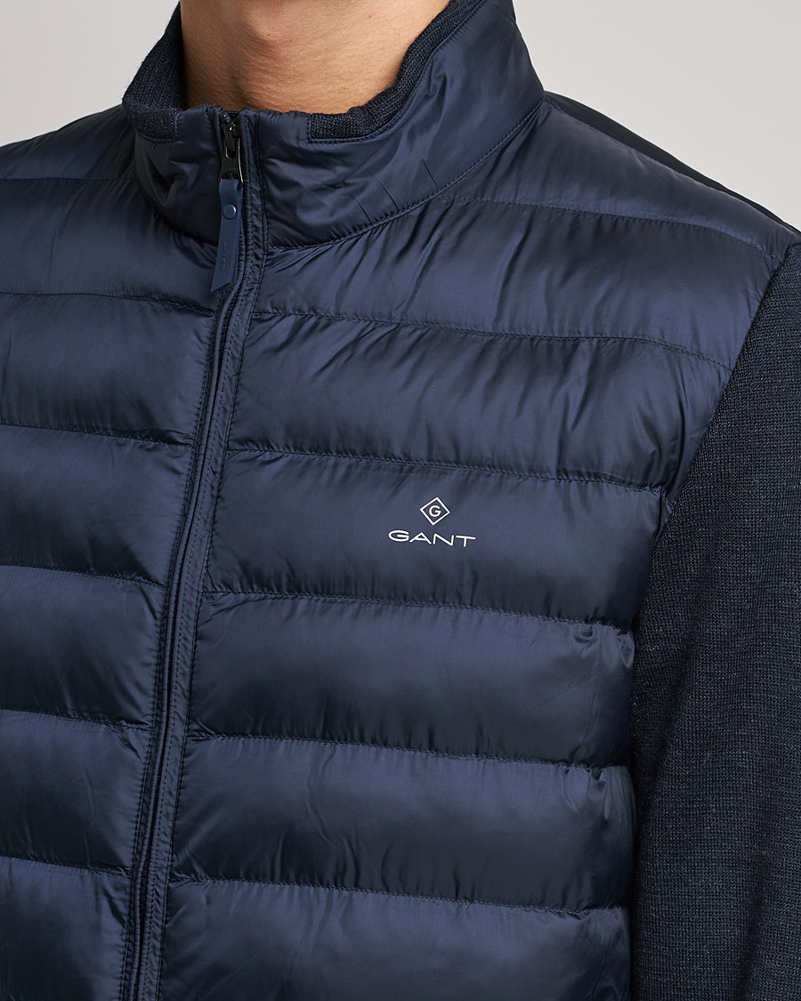 Men | Coats & Jackets | GANT | Midex Media Light Padded Jacket Evening Blue