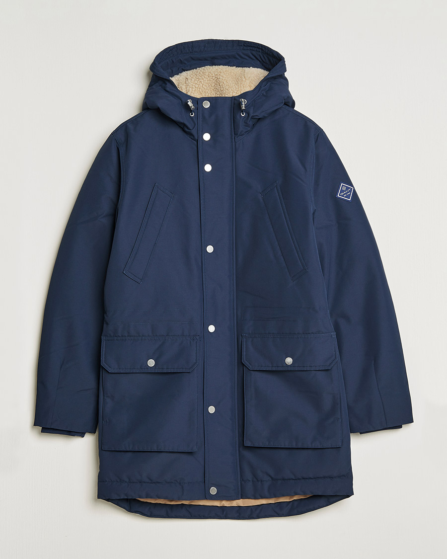 Men | Coats & Jackets | GANT | The Everyday Parka Marine