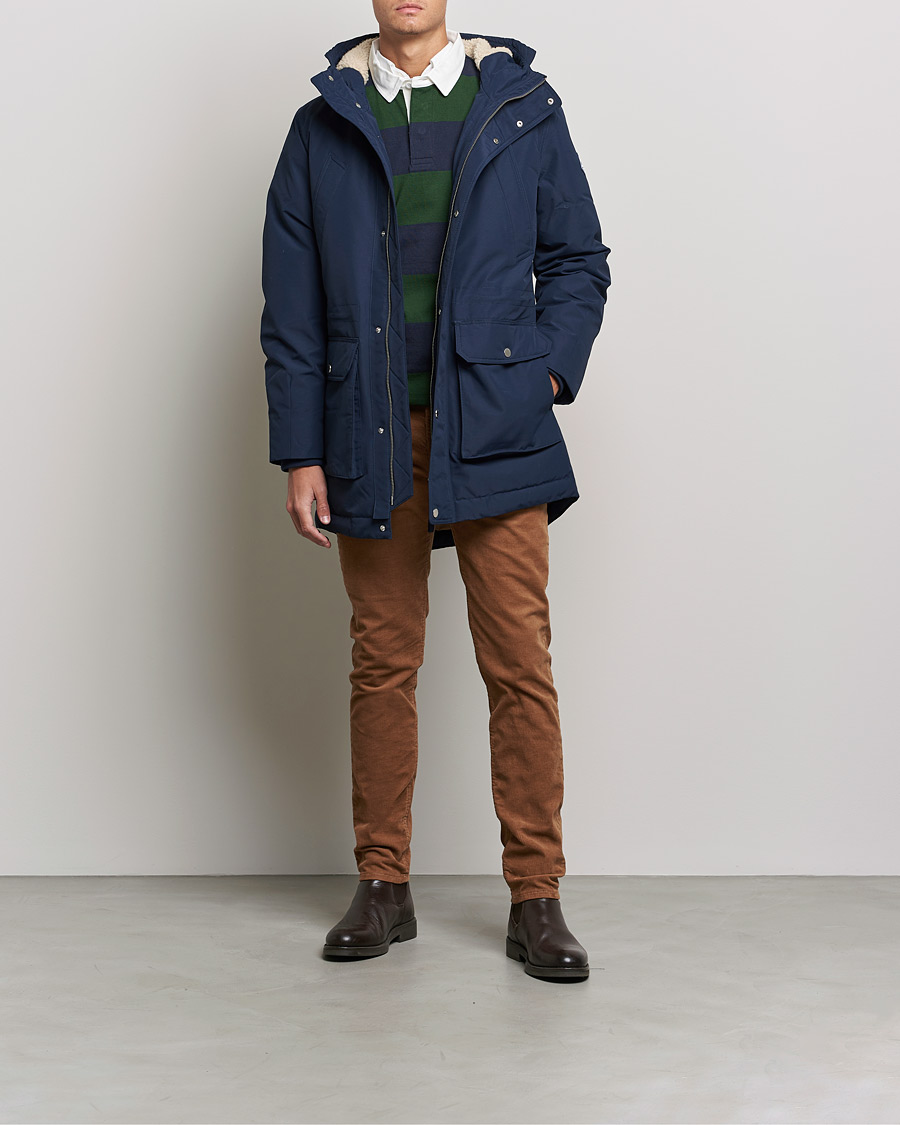 Men | Coats & Jackets | GANT | The Everyday Parka Marine