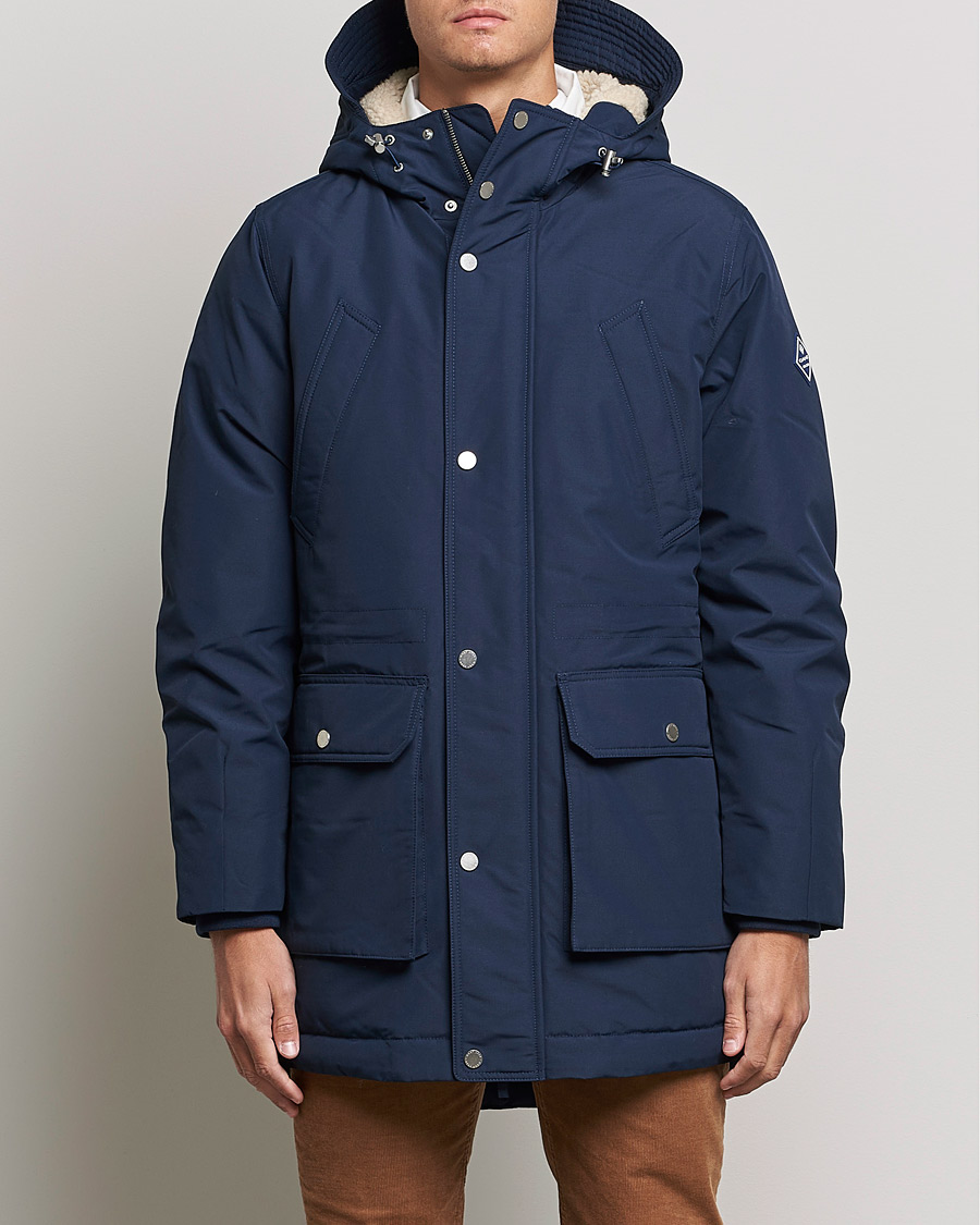 Men | Coats & Jackets | GANT | The Everyday Parka Marine