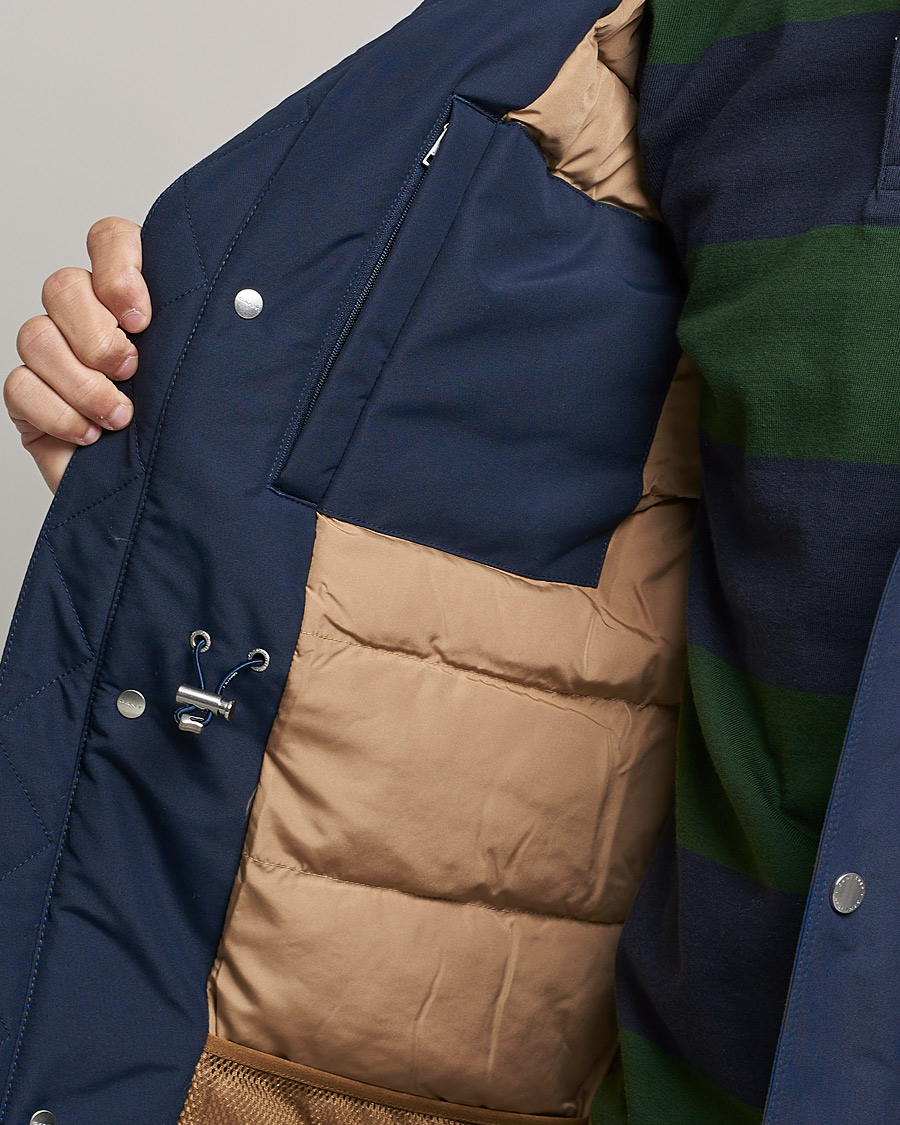 Men | Coats & Jackets | GANT | The Everyday Parka Marine