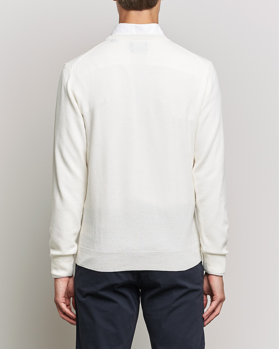 Men | Sweaters & Knitwear | GANT | Lambswool Crew Neck Pullover Cream