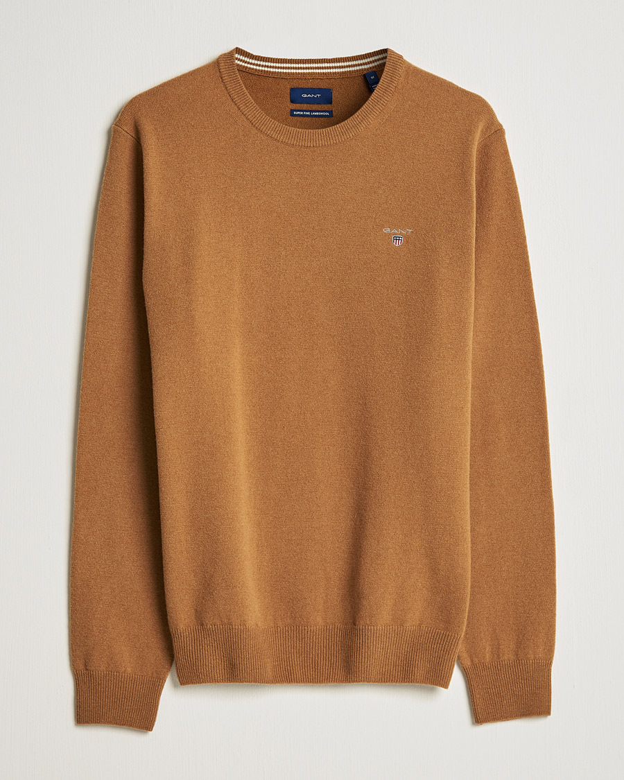 GANT Lambswool Crew Neck Pullover Warm 
