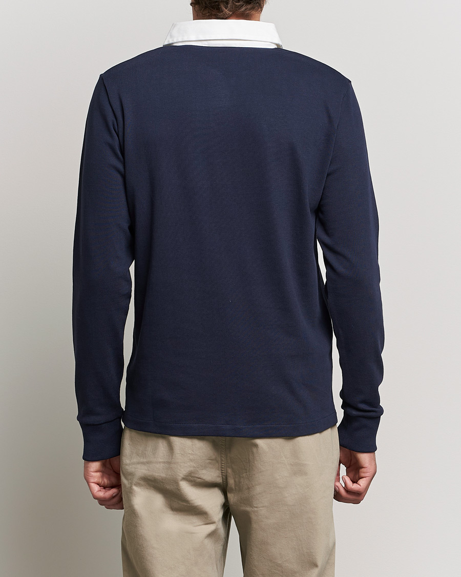 Men | Sweaters & Knitwear | GANT | Original Solid Heavy Rugger Evening Blue