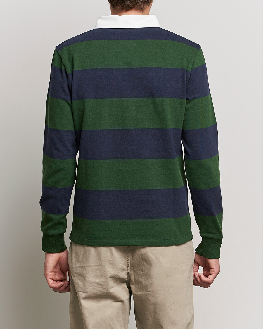 Men | Sweaters & Knitwear | GANT | Original Barstripe Heavy Rugger Storm Green