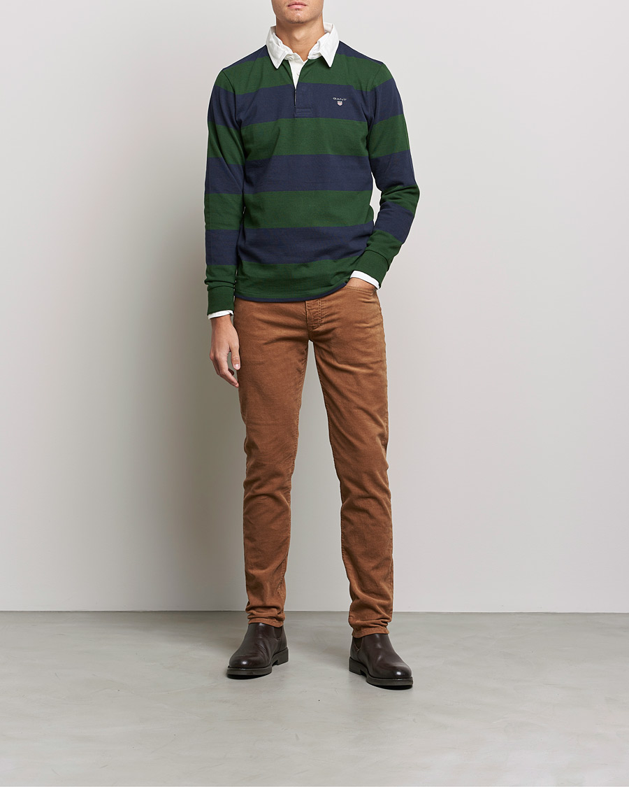 Men | Trousers | GANT | Hayes Cord Jeans Roasted Walnut