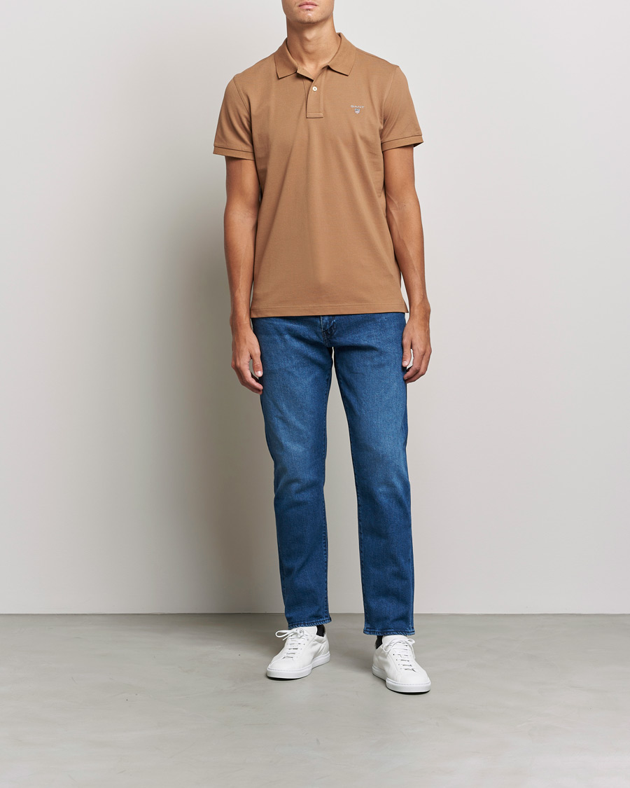 Men | Polo Shirts | GANT | The Original Polo Roasted Walnut