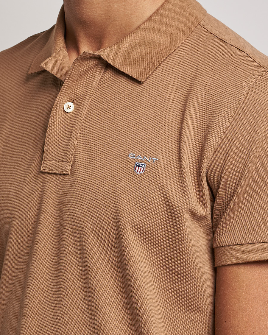 Men | Polo Shirts | GANT | The Original Polo Roasted Walnut