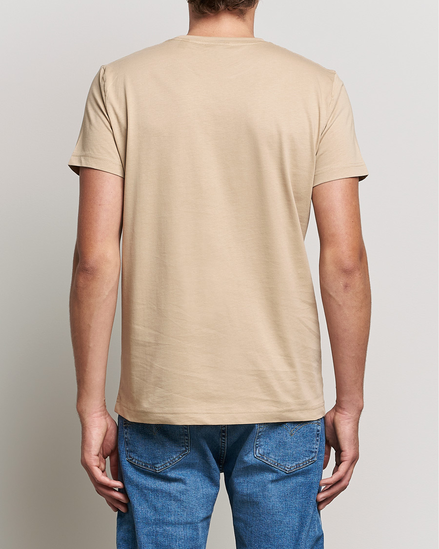 Men | T-Shirts | GANT | The Original T-shirt Hazelwood Beige