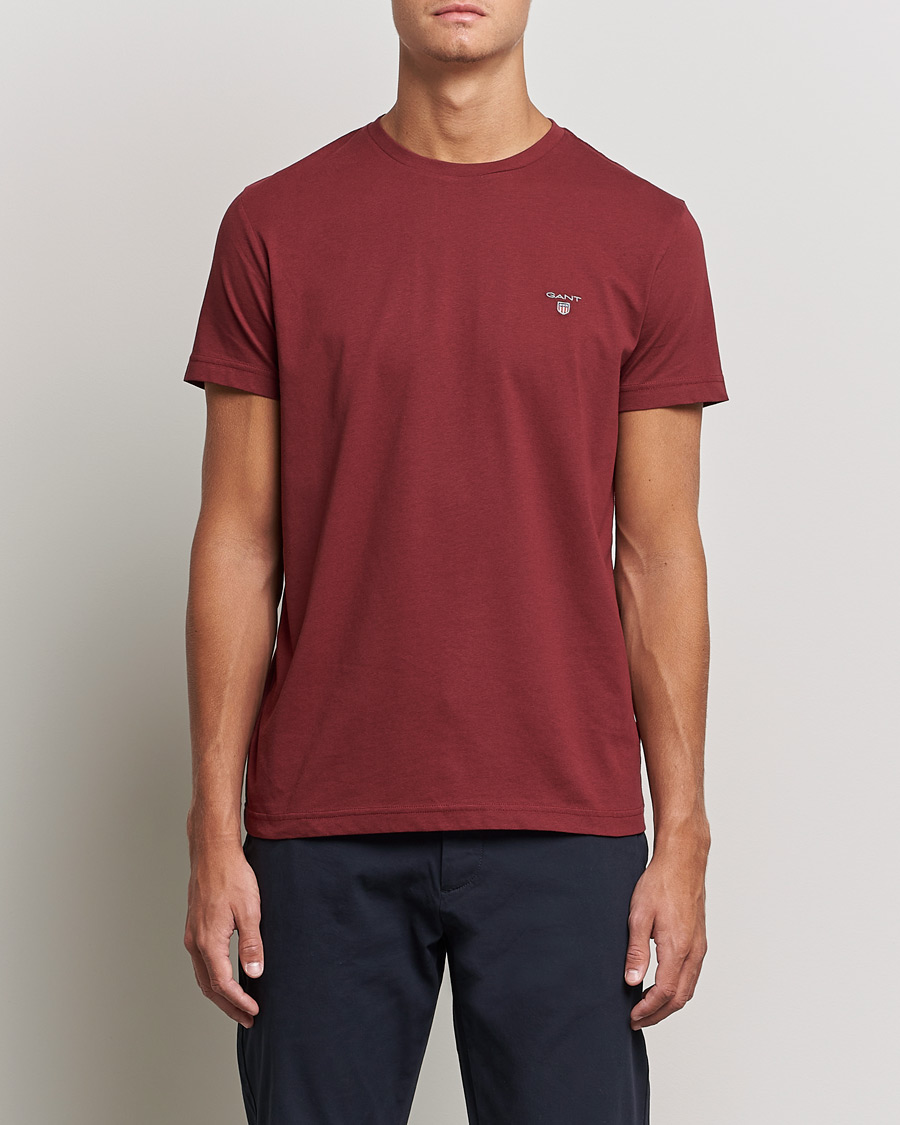 Red Original Plumped The GANT T-shirt at