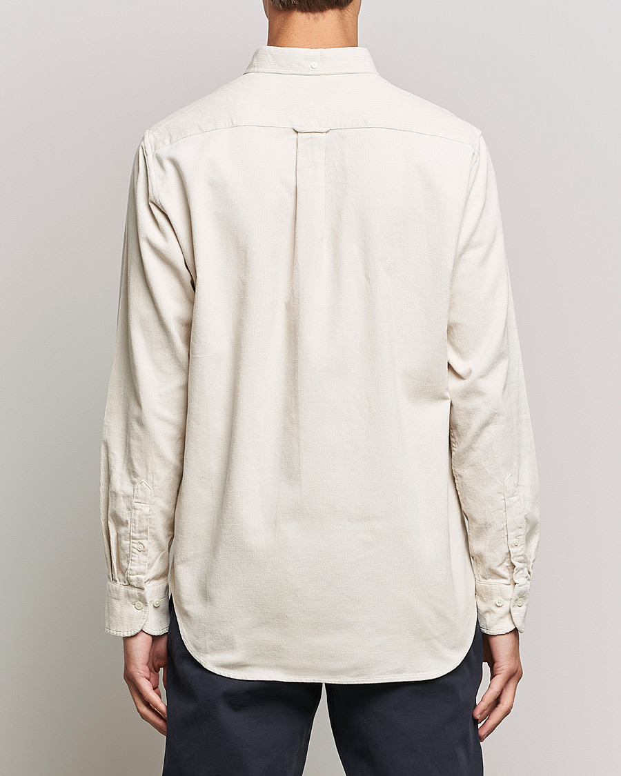 Men | Shirts | GANT | Regular Fit Corduroy Shirt Putty