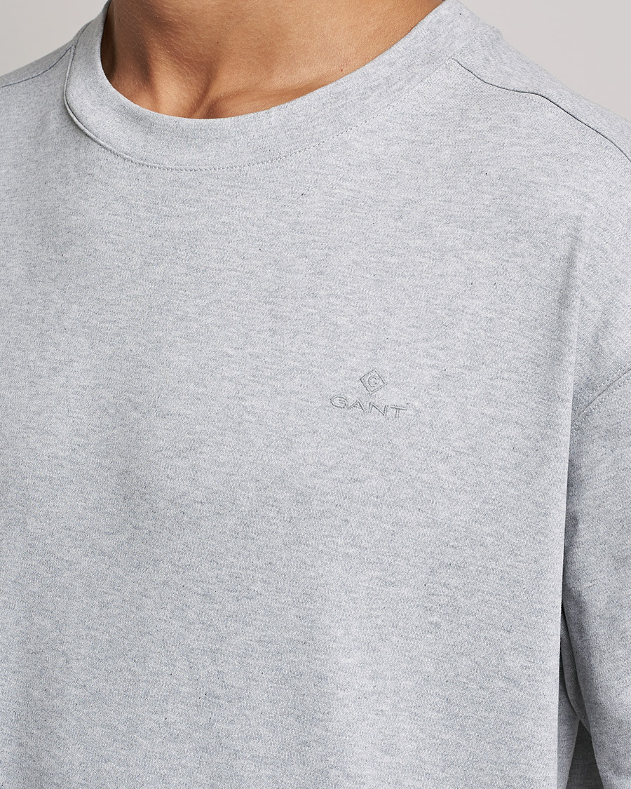 Men | Pyjamas & Robes | GANT | Premium Loungewear Set Light Grey Melange