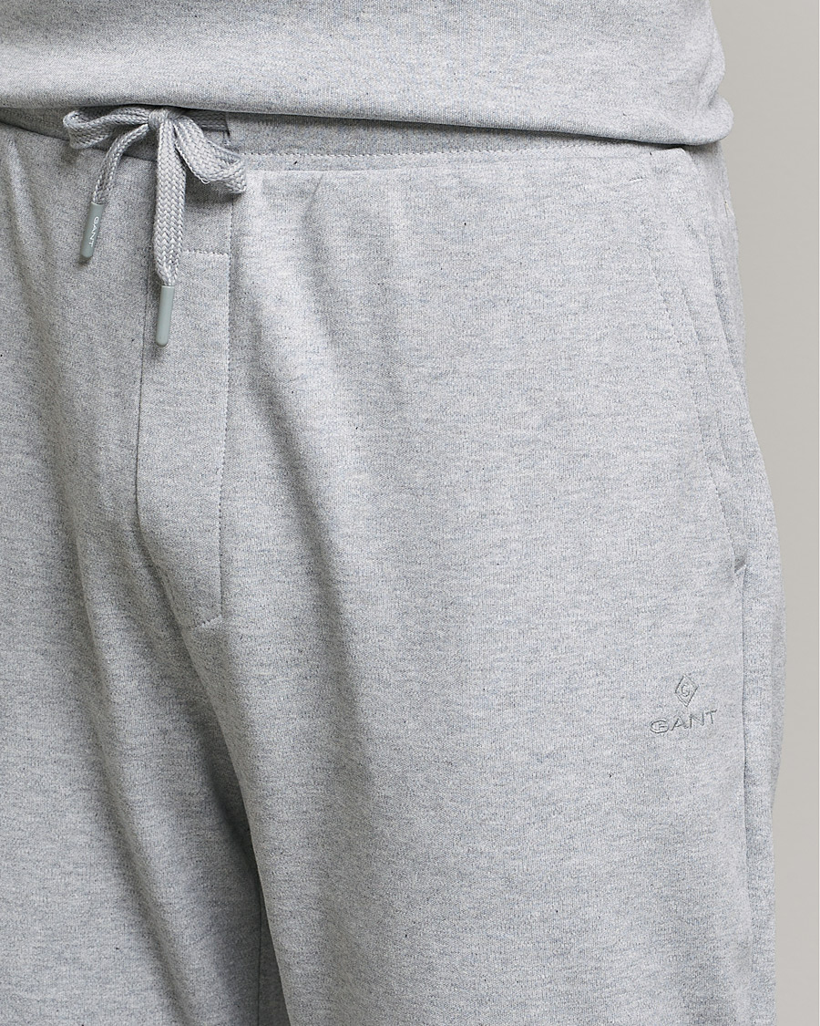Men | Pyjamas & Robes | GANT | Premium Loungewear Set Light Grey Melange