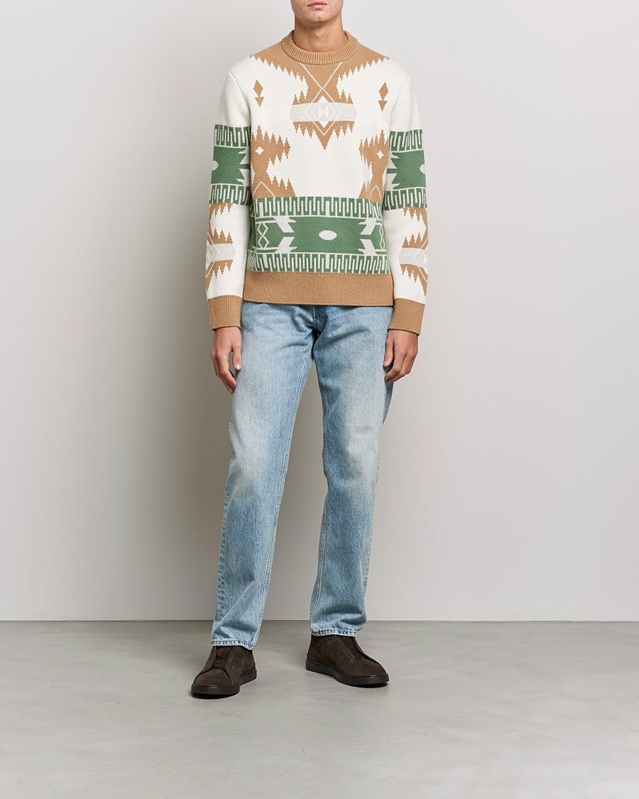 Men | Sweaters & Knitwear | Alanui | Icon Jacquard Sweater Off White