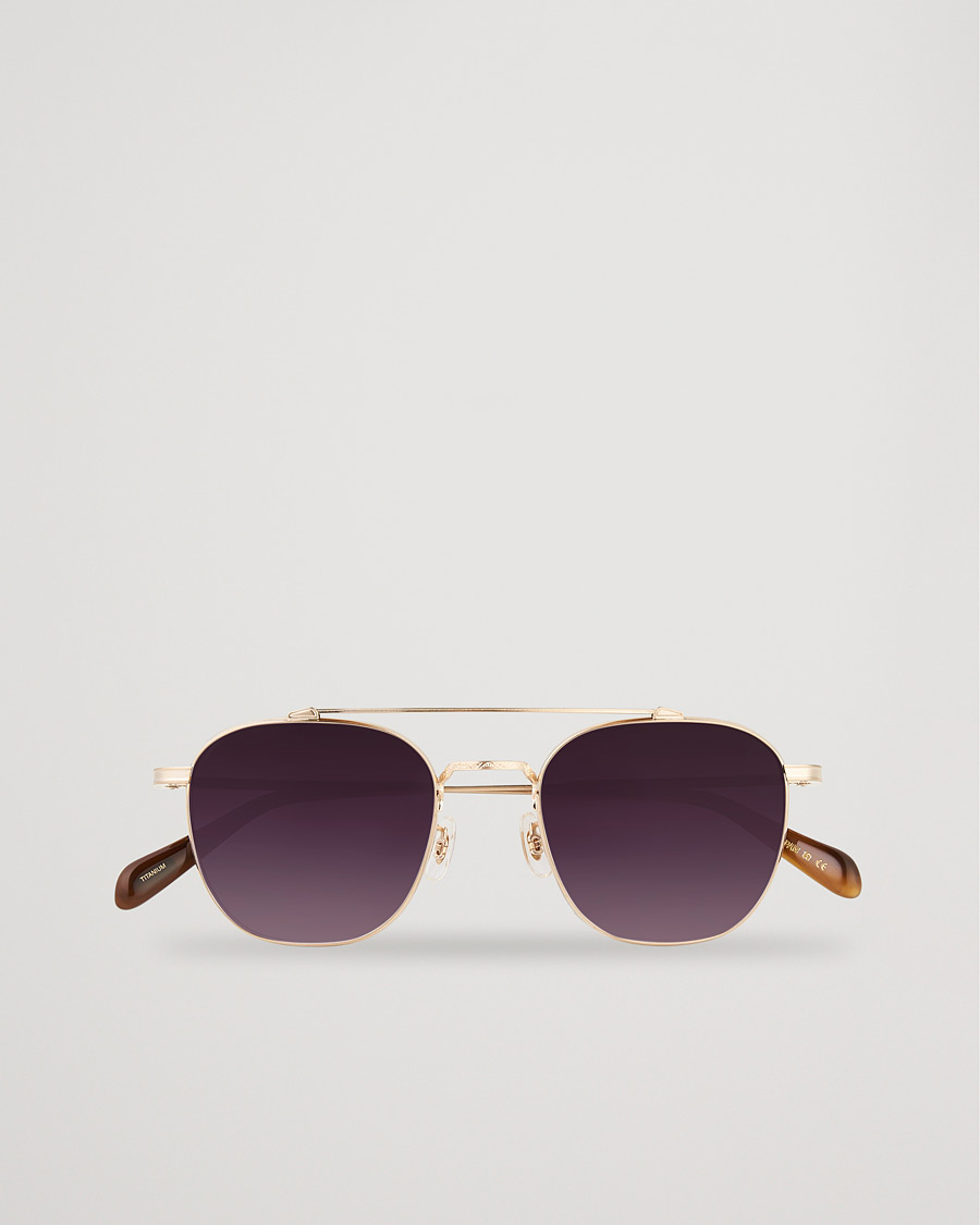 Men |  | Oliver Peoples | Mandeville Sunglasses Brushed Gold/Gradient Lens