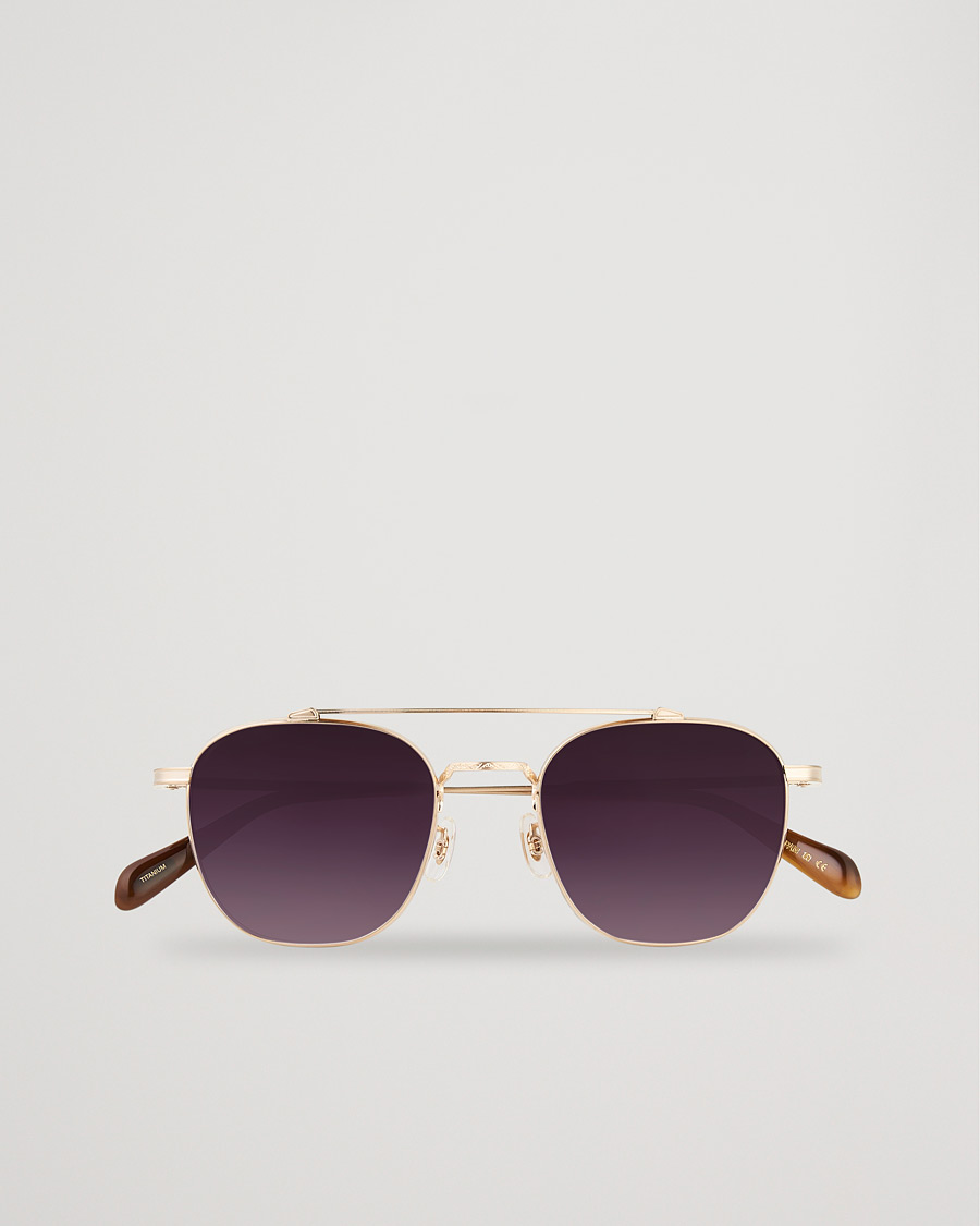 Men | Oliver Peoples Mandeville Sunglasses Brushed Gold/Gradient Lens | Oliver Peoples | Mandeville Sunglasses Brushed Gold/Gradient Lens