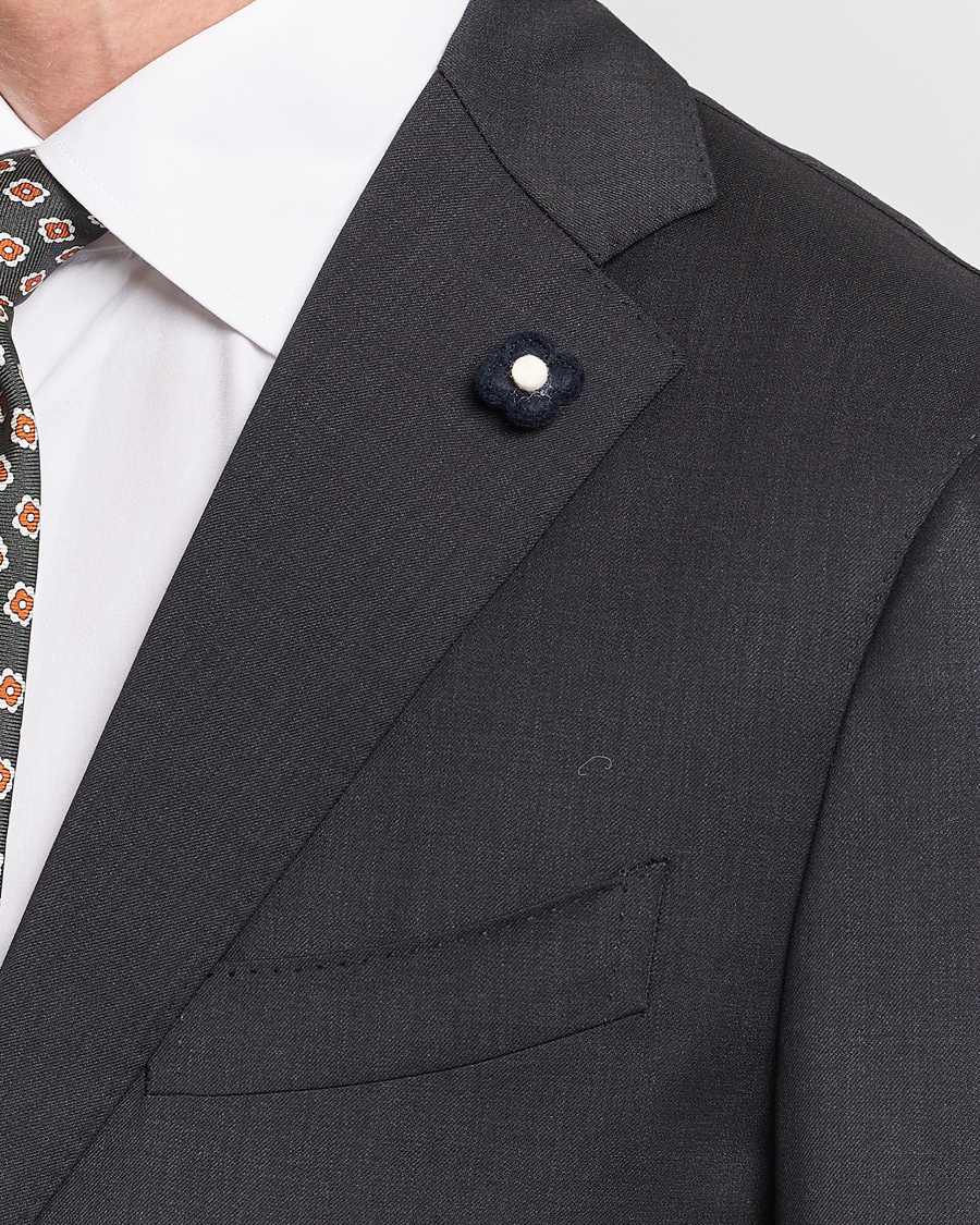 Men | Blazers | Lardini | Two Button Wool Blazer Grey