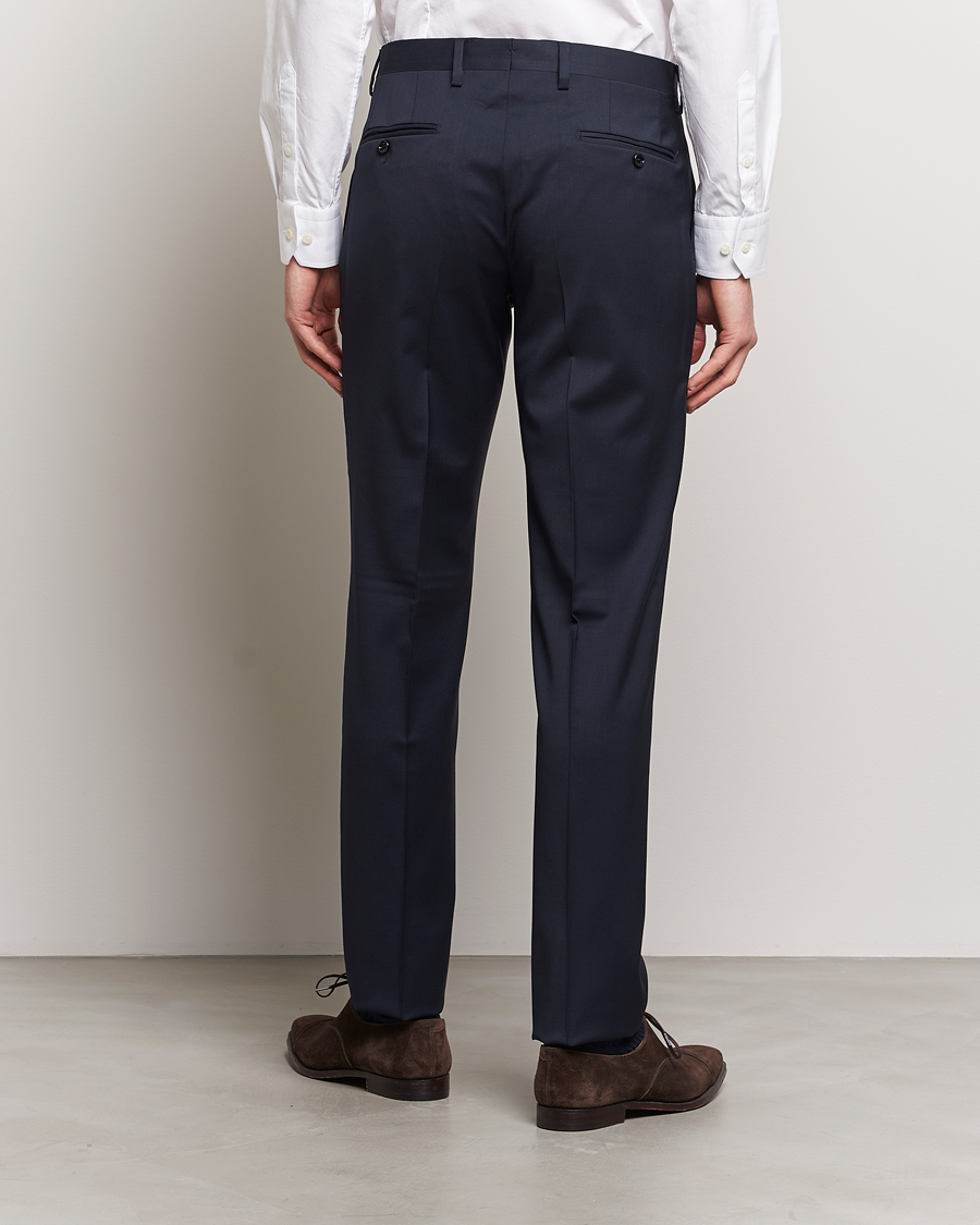 Men | Trousers | Lardini | Wool Trousers Navy