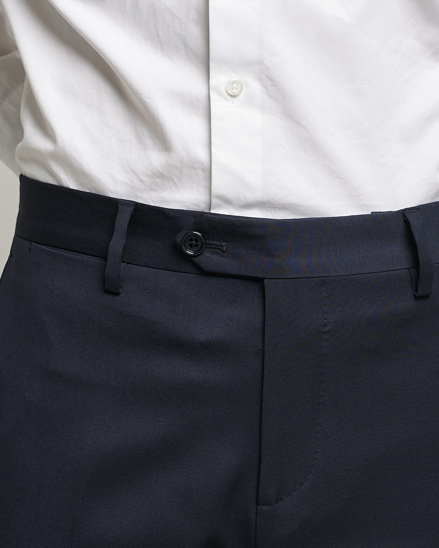 Men | Trousers | Lardini | Wool Trousers Navy