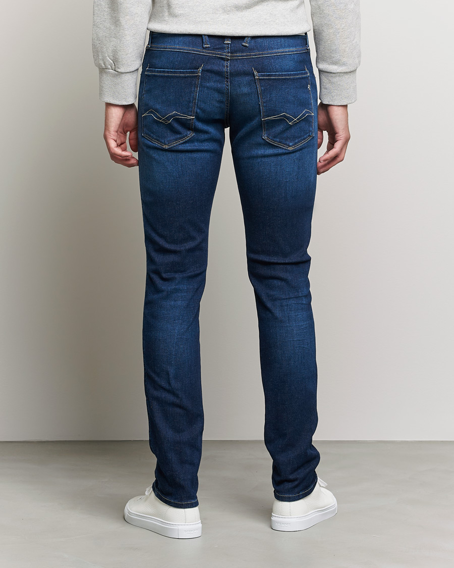 Men | Jeans | Replay | Anbass Hyperflex Recyceled 360 Jeans Dark Blue