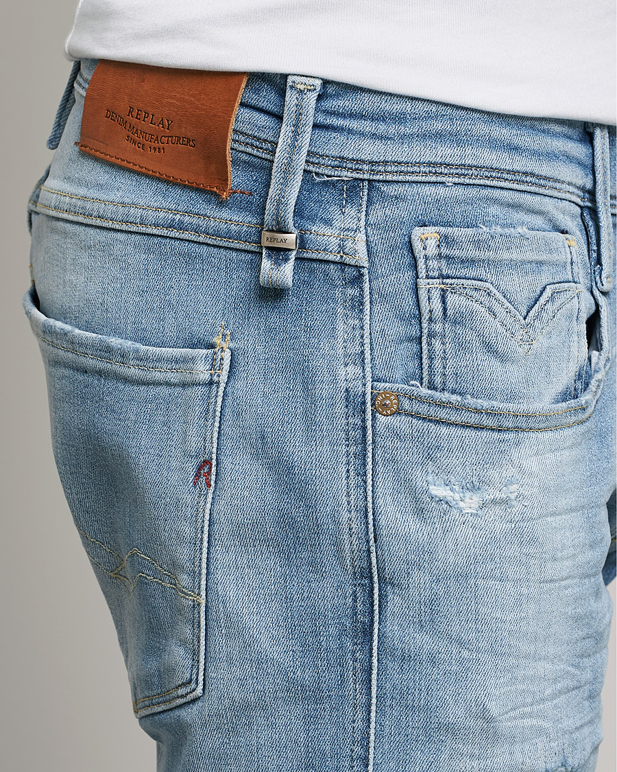 Men | Jeans | Replay | Anbass 10 Years Wash Jeans Light Blue