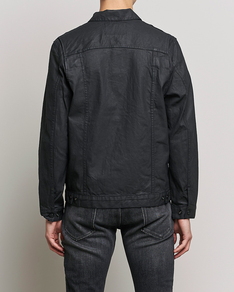 Men | Coats & Jackets | Replay | Sartoriale Coated Denim Jacket Black