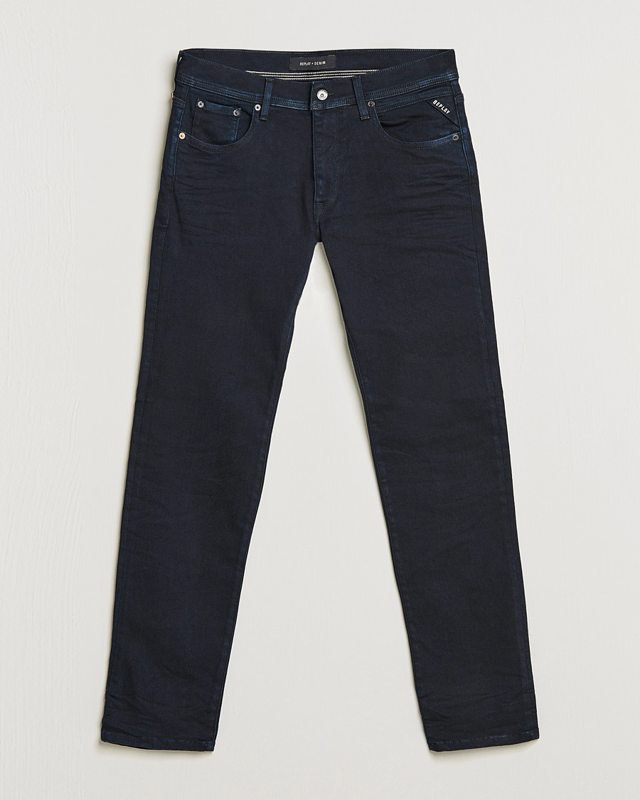 Replay Sartoriale Regular Fit Hyperflex Jeans Blue Black at