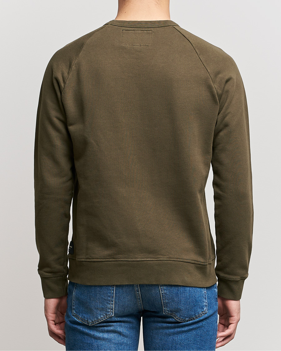 Men | Sweaters & Knitwear | Replay | Sartoriale Jersey Crew Neck Sweatshirt Military