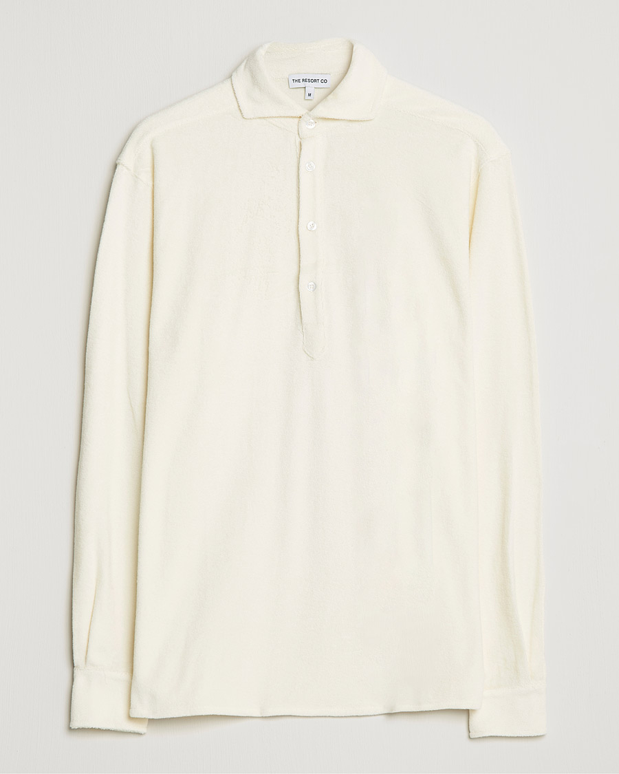 Men |  | The Resort Co | Terry Popover Shirt White