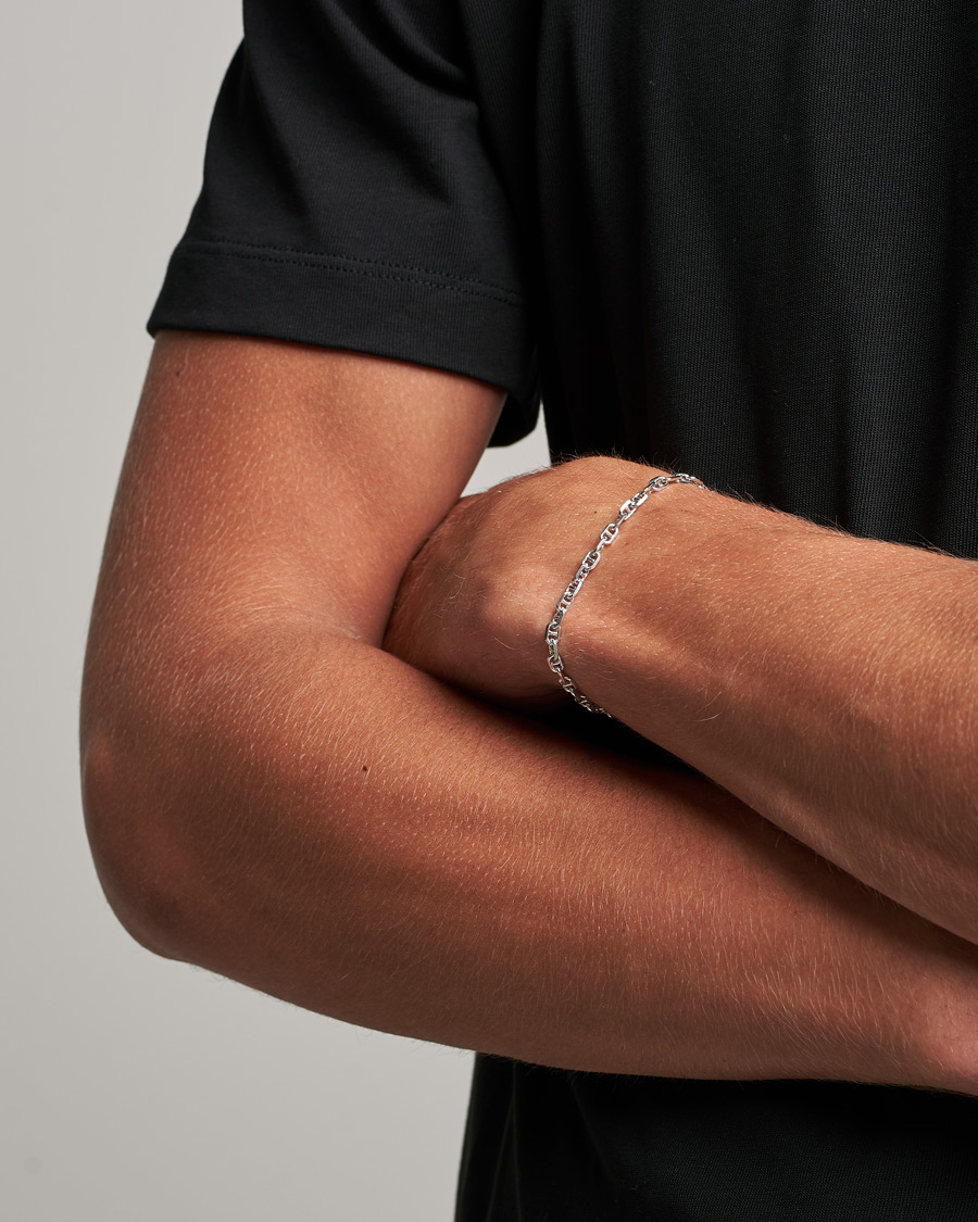 Men | Jewellery | Tom Wood | Cable Bracelet Silver